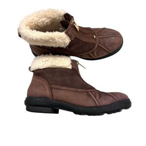 UGG Hapsburg Zip Waterproof Cold Weather Duck  Boots Size 8